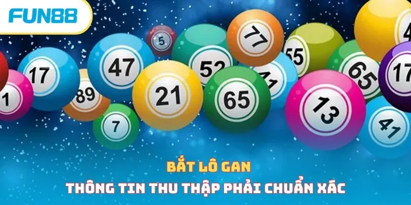 Bắt lô gan cần thông tin phải chuẩn xác